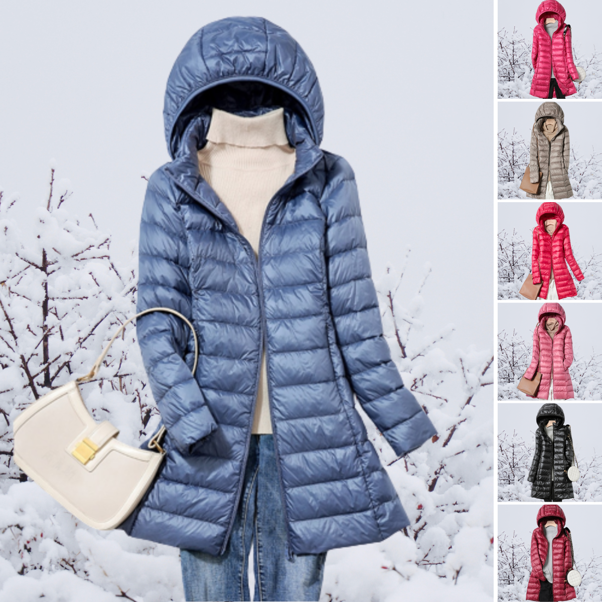 Women's Ultralight Casual Jacket for Winter and Between Seasons