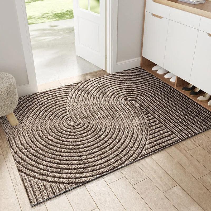 Non-Slip PVC Door Mat with Scandinavian Design for Indoor and Outdoor