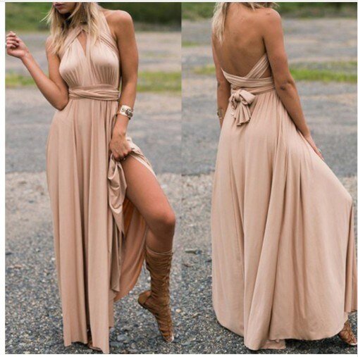 Women's Long Club Dress for Parties and Evenings Out