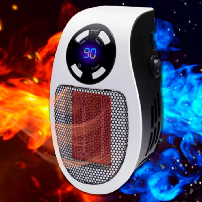 Mini riscaldatore elettrico portatile da collegare alla presa per ambienti personali
