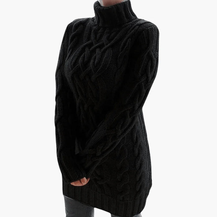 Turtleneck Knit Sweater for Women  Elegant, Soft Top