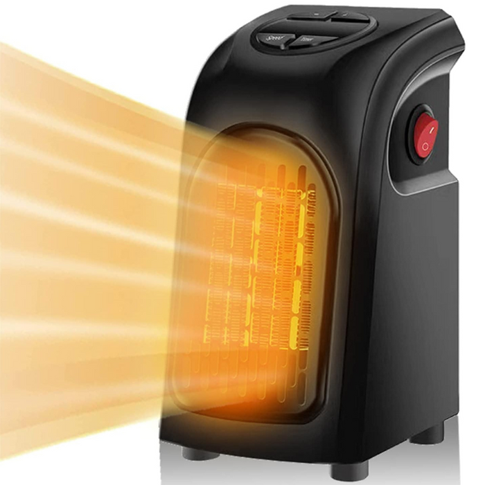 Przenośny elektryczny termowentylator podłączany do gniazdka z termostatem