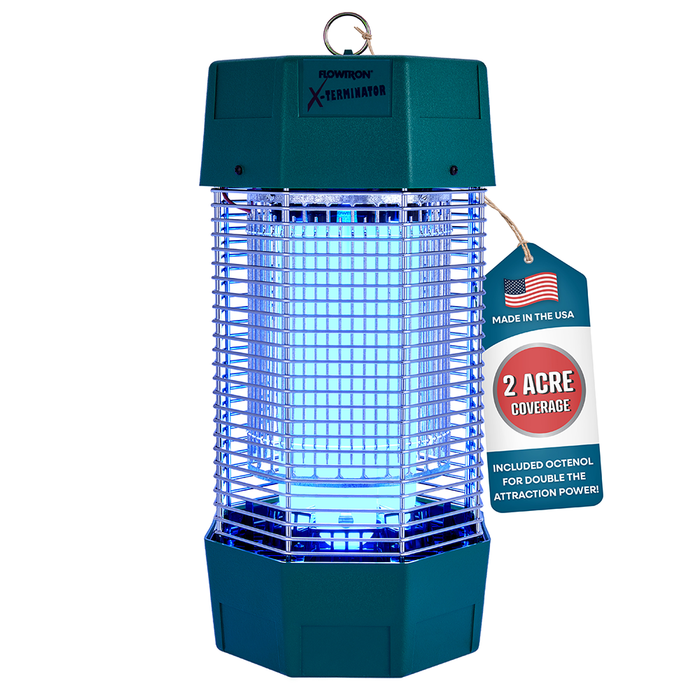 Flowtron 120W utomhus insektsdödare, täcker 2 tunnland