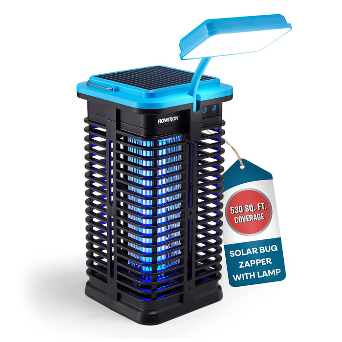 Flowtron solcellsdriven insektsdödare, täcker 530 kvadratfot