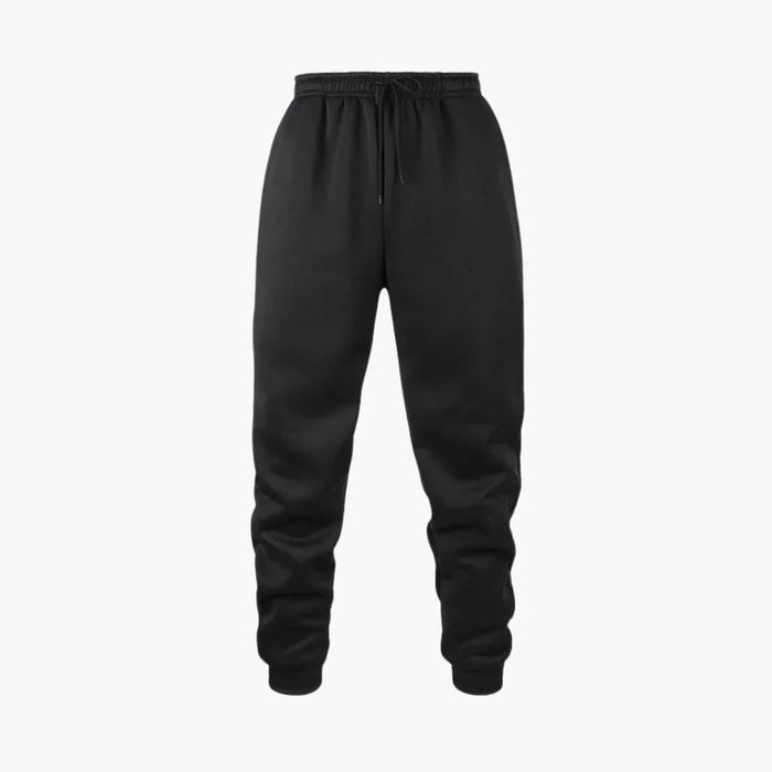 Joggebukse for menn med ribbestrikkede mansjetter
