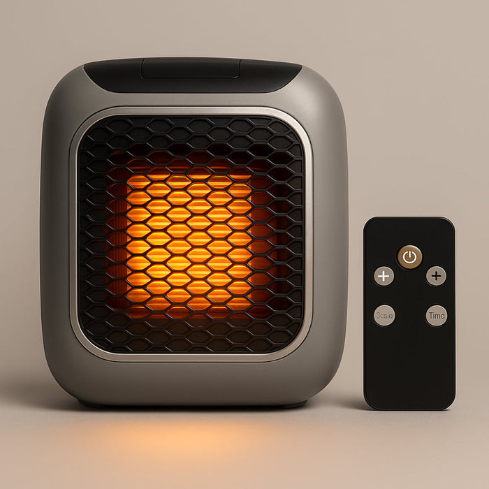Chauffage mural en céramique WarmiWall – mini-radiateur économe en énergie avec thermostat