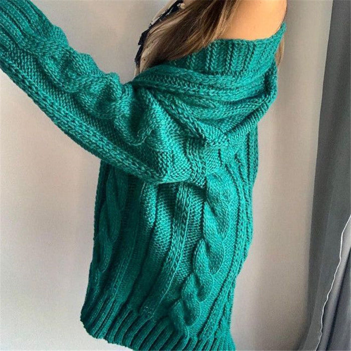 Cardigan pour femme en maille torsadée, ouvert sur le devant et à manches longues