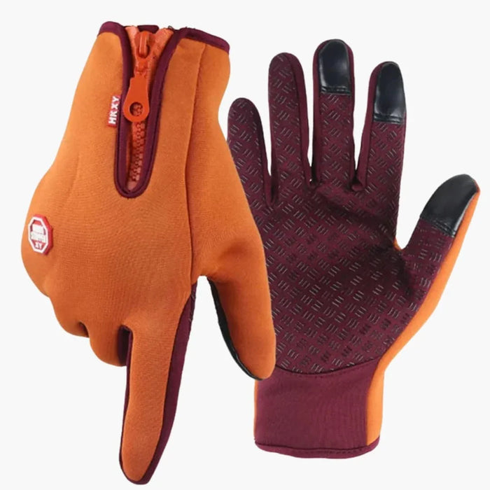 Unisex-Handschuhe mit Touch-Funktion und strukturierter Oberfläche