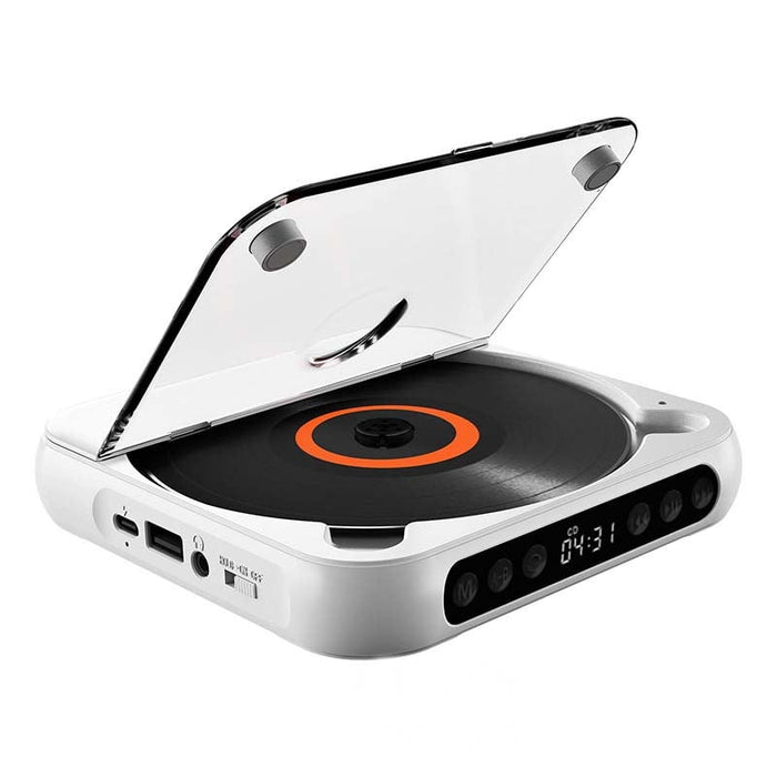Przenośny odtwarzacz CD Bluetooth z dźwiękiem Hi-Fi i ładowaniem przez USB-C