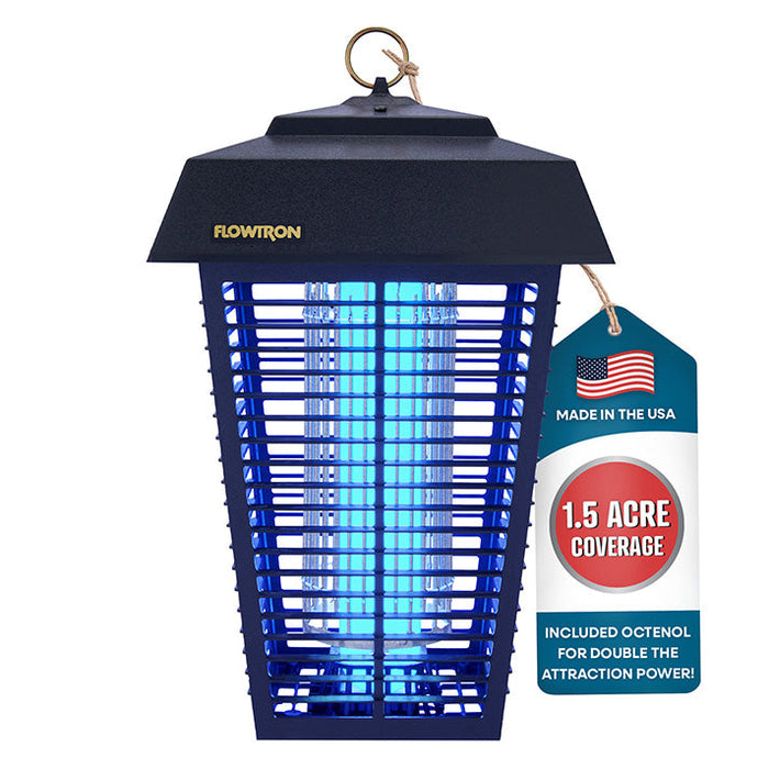 Flowtron 80W utomhus insektsdödare, täckning för 1,5 hektar