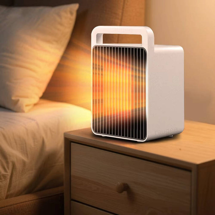 Piccola stufa elettrica portatile da 600W per ambienti, con riscaldamento rapido