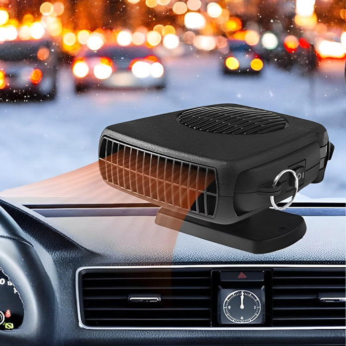 Stufa portatile per auto da 12V con base rotabile a 360°