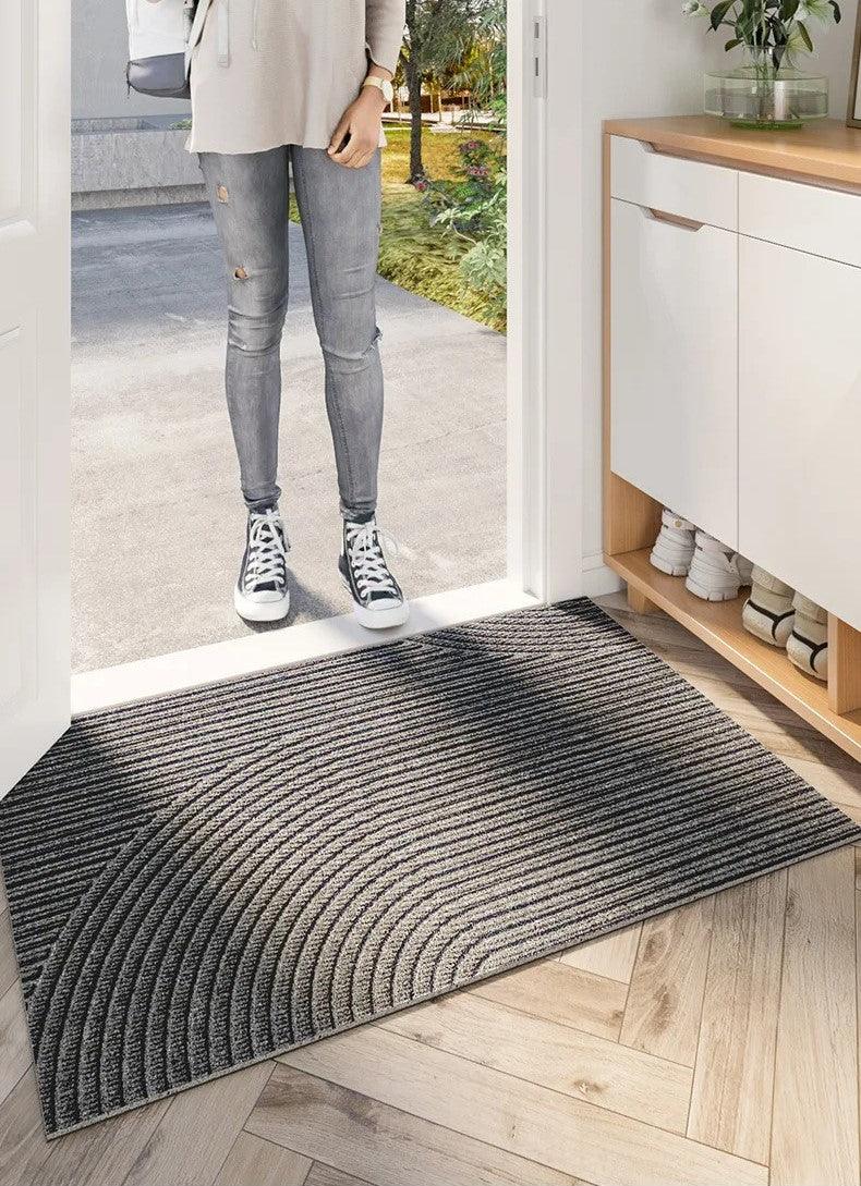 Non-Slip PVC Door Mat with Scandinavian Design for Indoor and Outdoor