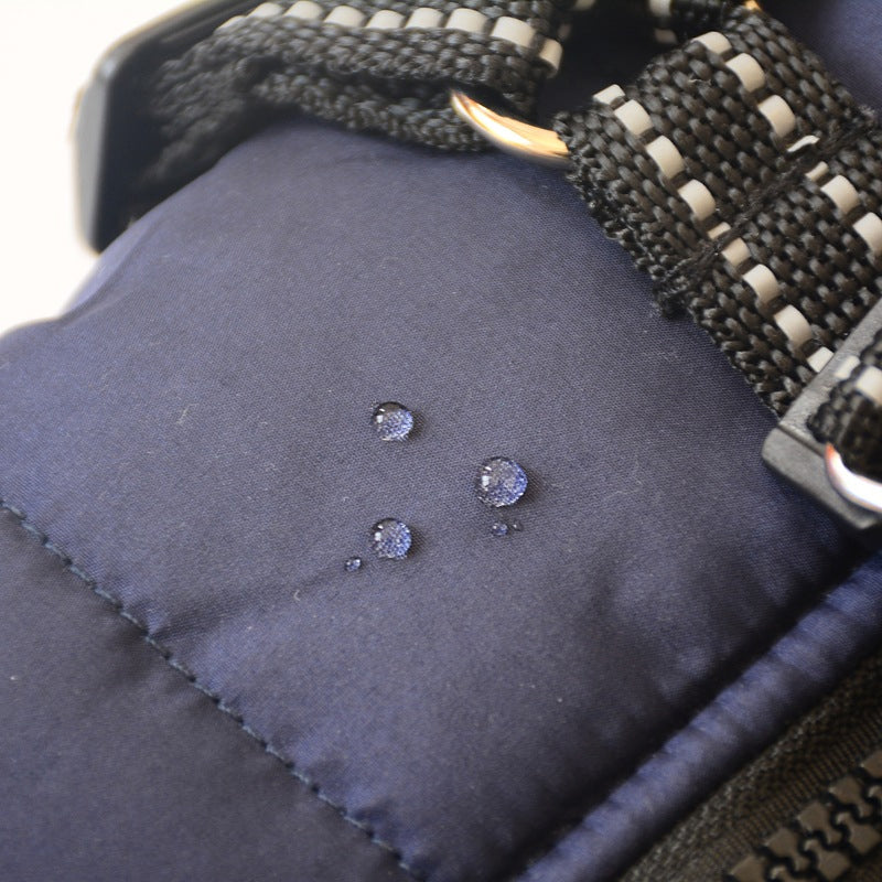 Waterproof Dog Jacket with Built-In Harness and Reflective Strip